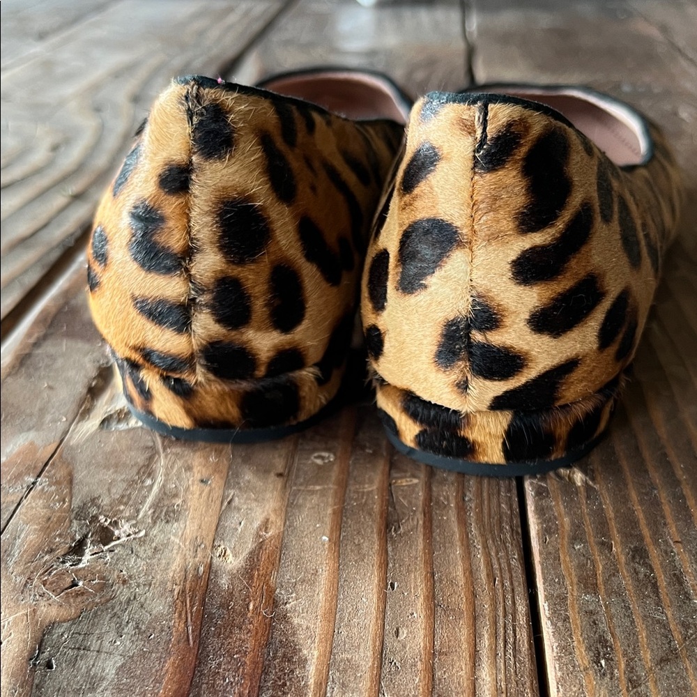 New!! J.Crew Carolyn skimmer flats in leopard calf hair. Women’s size 9 - Picture 2 of 4
